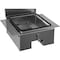 Buyers Products 12x24x22 Inch Diamond Tread Aluminum In-Frame Truck Tool Box with Notched Bottom 1705381 - alternate 5